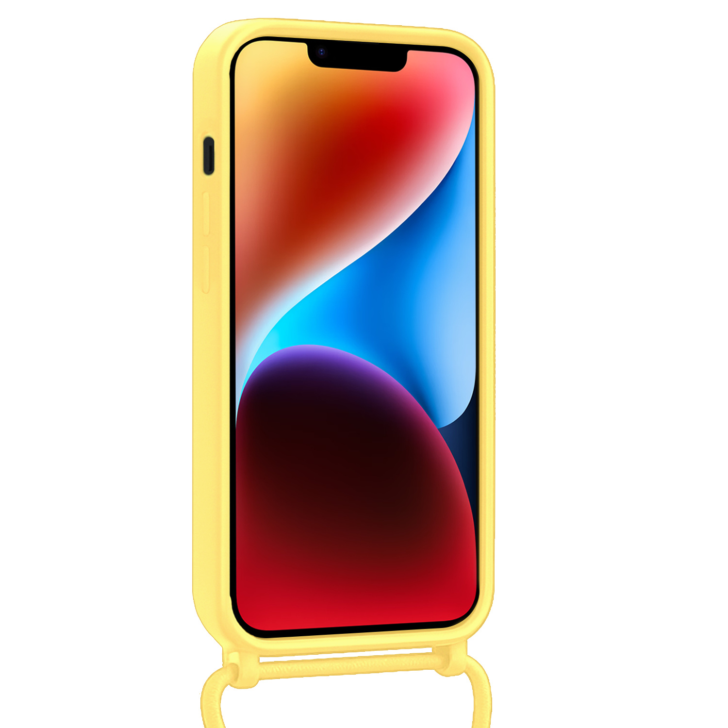 BASEY. BASEY. iPhone 13 Mini Hoesje Met Koord - Geel