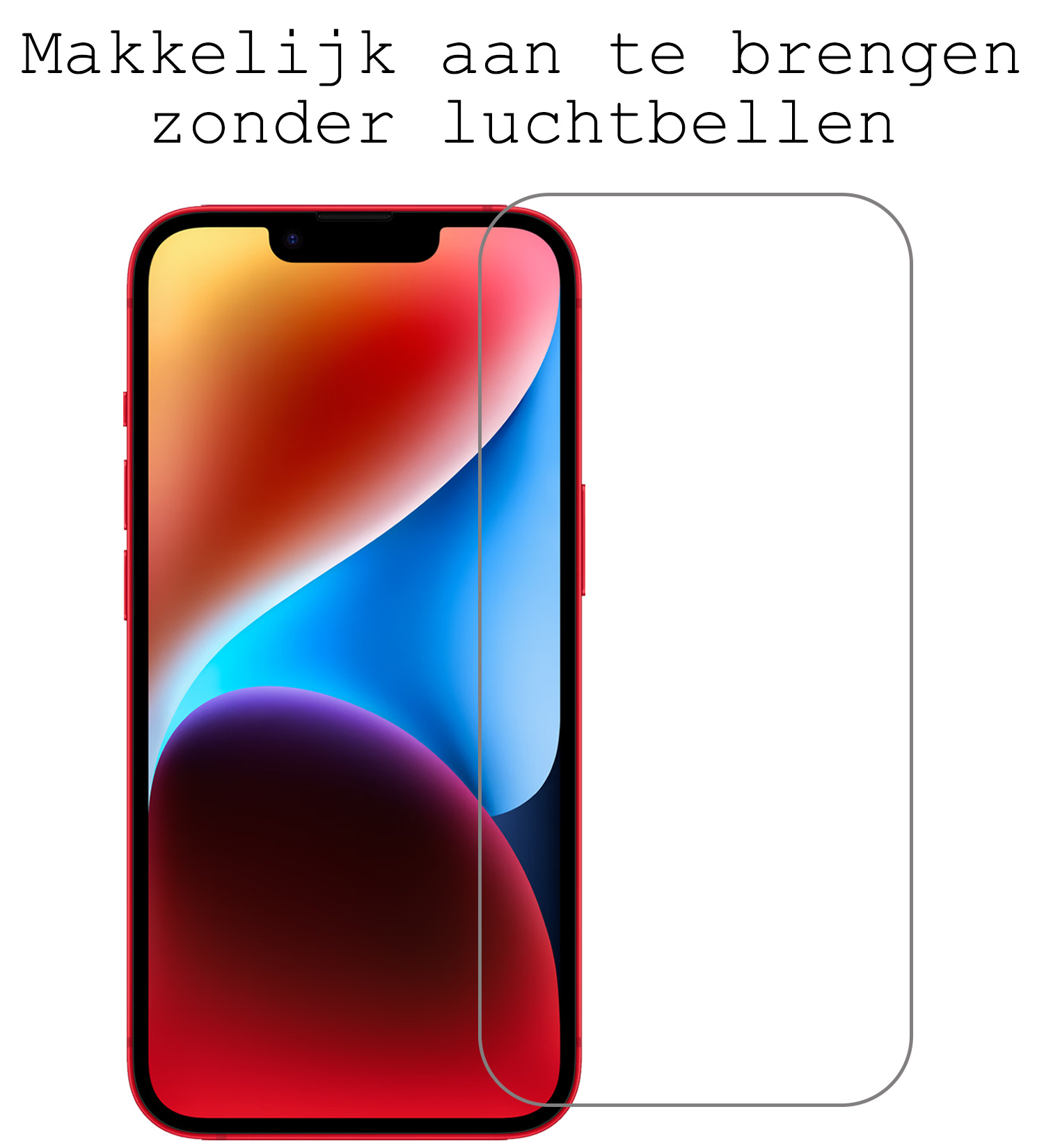 BASEY. BASEY. iPhone 13 Mini Hoesje Met Koord Met Screenprotector - Geel