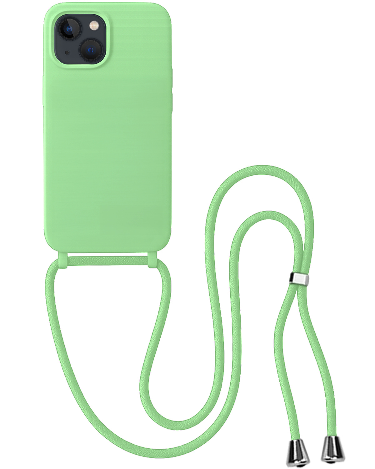 BASEY. BASEY. iPhone 13 Mini Hoesje Met Koord - Groen