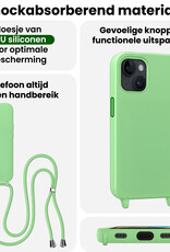 BASEY. BASEY. iPhone 13 Mini Hoesje Met Koord - Groen