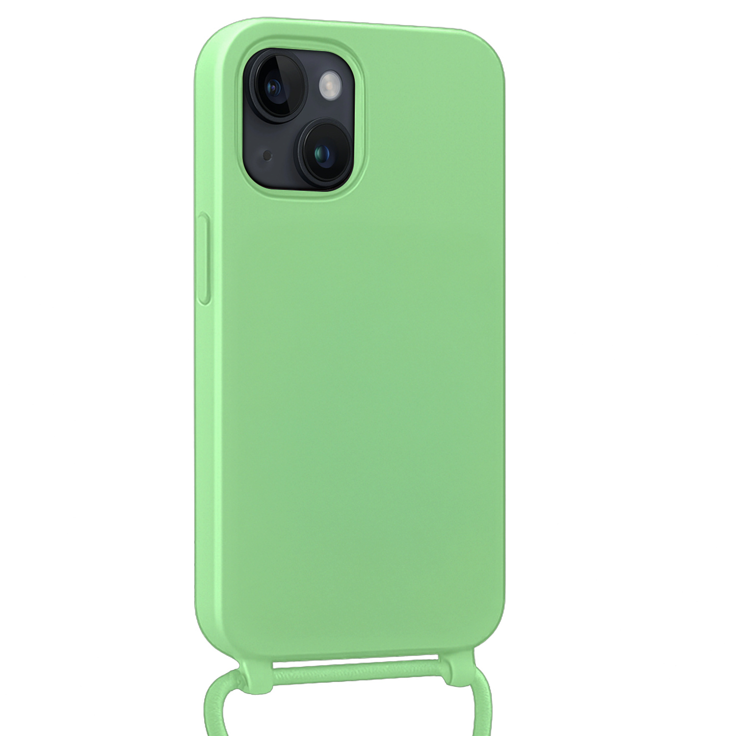 BASEY. BASEY. iPhone 13 Mini Hoesje Met Koord - Groen - 2 PACK