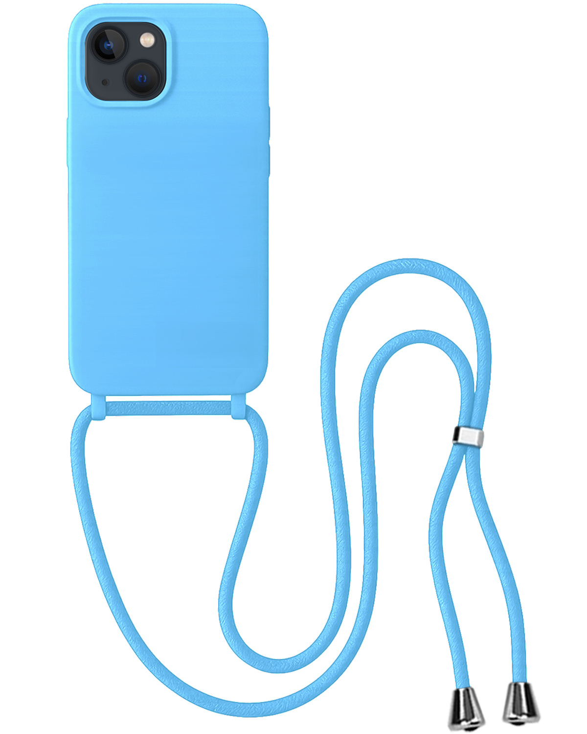 BASEY. BASEY. iPhone 13 Mini Hoesje Met Koord - Lichtblauw