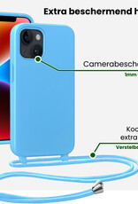 BASEY. BASEY. iPhone 13 Mini Hoesje Met Koord - Lichtblauw