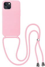 BASEY. BASEY. iPhone 13 Mini Hoesje Met Koord - Lichtroze