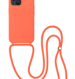 BASEY. BASEY. iPhone 13 Mini Hoesje Met Koord - Papaya
