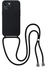 BASEY. BASEY. iPhone 13 Mini Hoesje Met Koord - Zwart