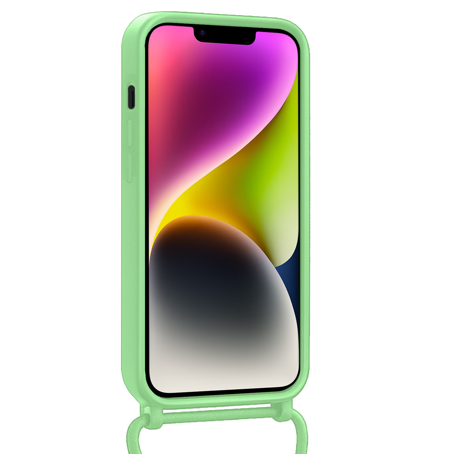 NoXx NoXx iPhone 13 Mini Hoesje Met Koord - Groen