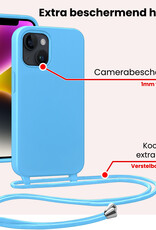 NoXx NoXx iPhone 13 Mini Hoesje Met Koord - Lichtblauw