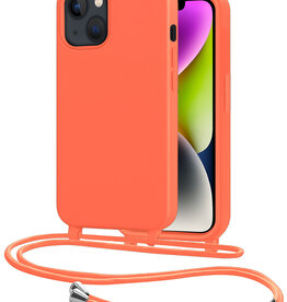 NoXx NoXx iPhone 13 Mini Hoesje Met Koord - Papaya
