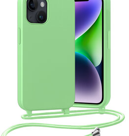 Nomfy Nomfy iPhone 13 Mini Hoesje Met Koord - Groen