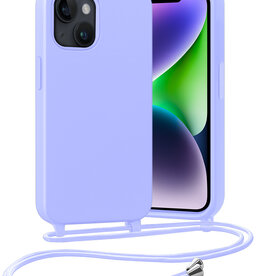 Nomfy Nomfy iPhone 13 Mini Hoesje Met Koord - Lila