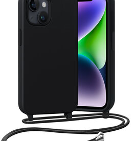 Nomfy Nomfy iPhone 13 Mini Hoesje Met Koord - Zwart