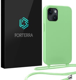 Forterra Forterra iPhone 13 Mini Hoesje Met Koord - Groen