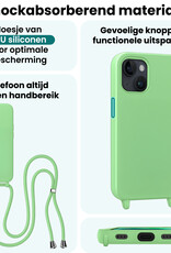 Forterra Forterra iPhone 13 Mini Hoesje Met Koord - Groen