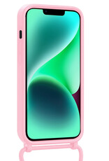 Forterra Forterra iPhone 13 Mini Hoesje Met Koord - Lichtroze
