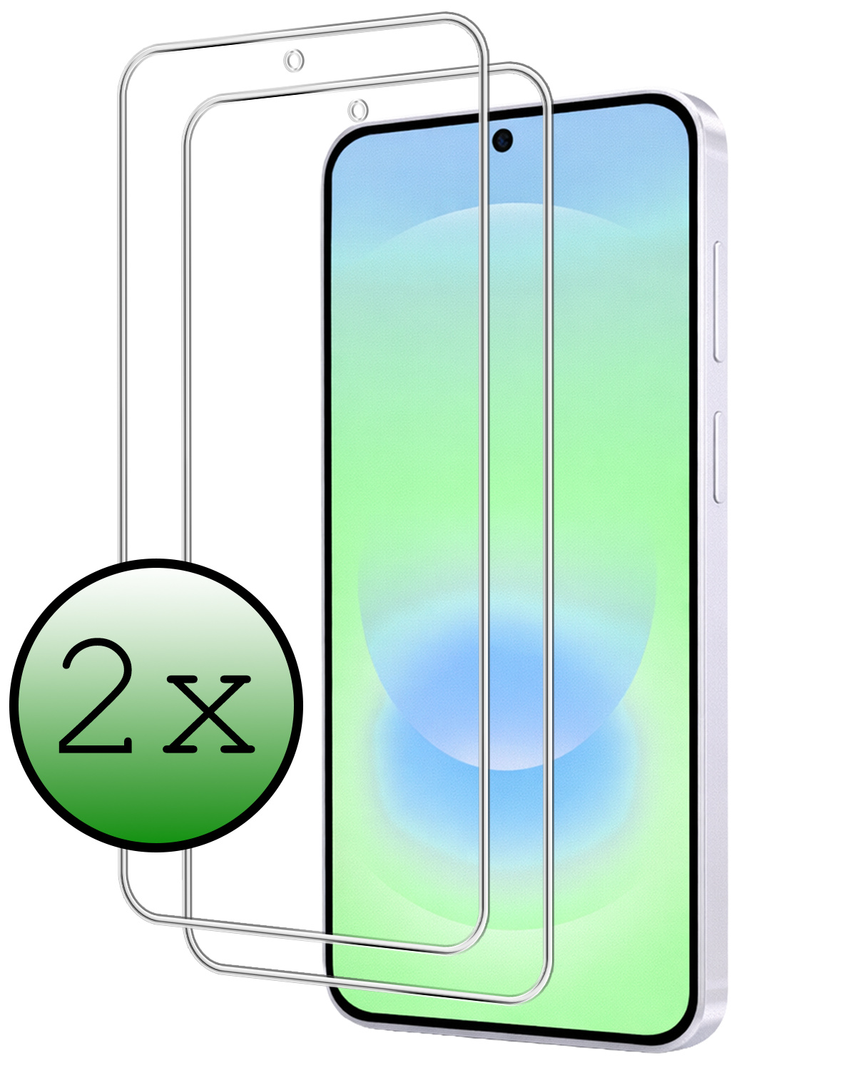 BASEY. BASEY. Samsung Galaxy A37 Screenprotector Glas - 2 PACK