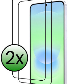 BASEY. BASEY. Samsung Galaxy A37 Screenprotector Glas Full Cover - 2 PACK