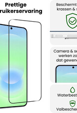 BASEY. BASEY. Samsung Galaxy A37 Screenprotector Glas Full Cover - 2 PACK