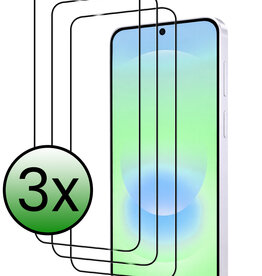 BASEY. BASEY. Samsung Galaxy A37 Screenprotector Glas Full Cover - 3 PACK