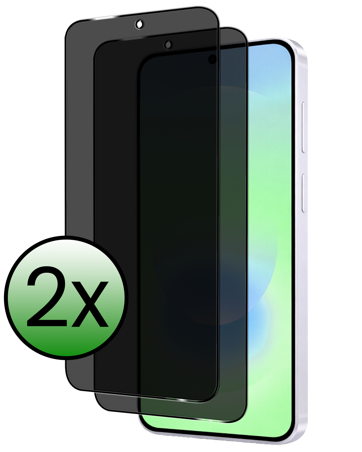 BASEY. BASEY. Samsung Galaxy A37 Screenprotector Glas Privacy - 2 PACK