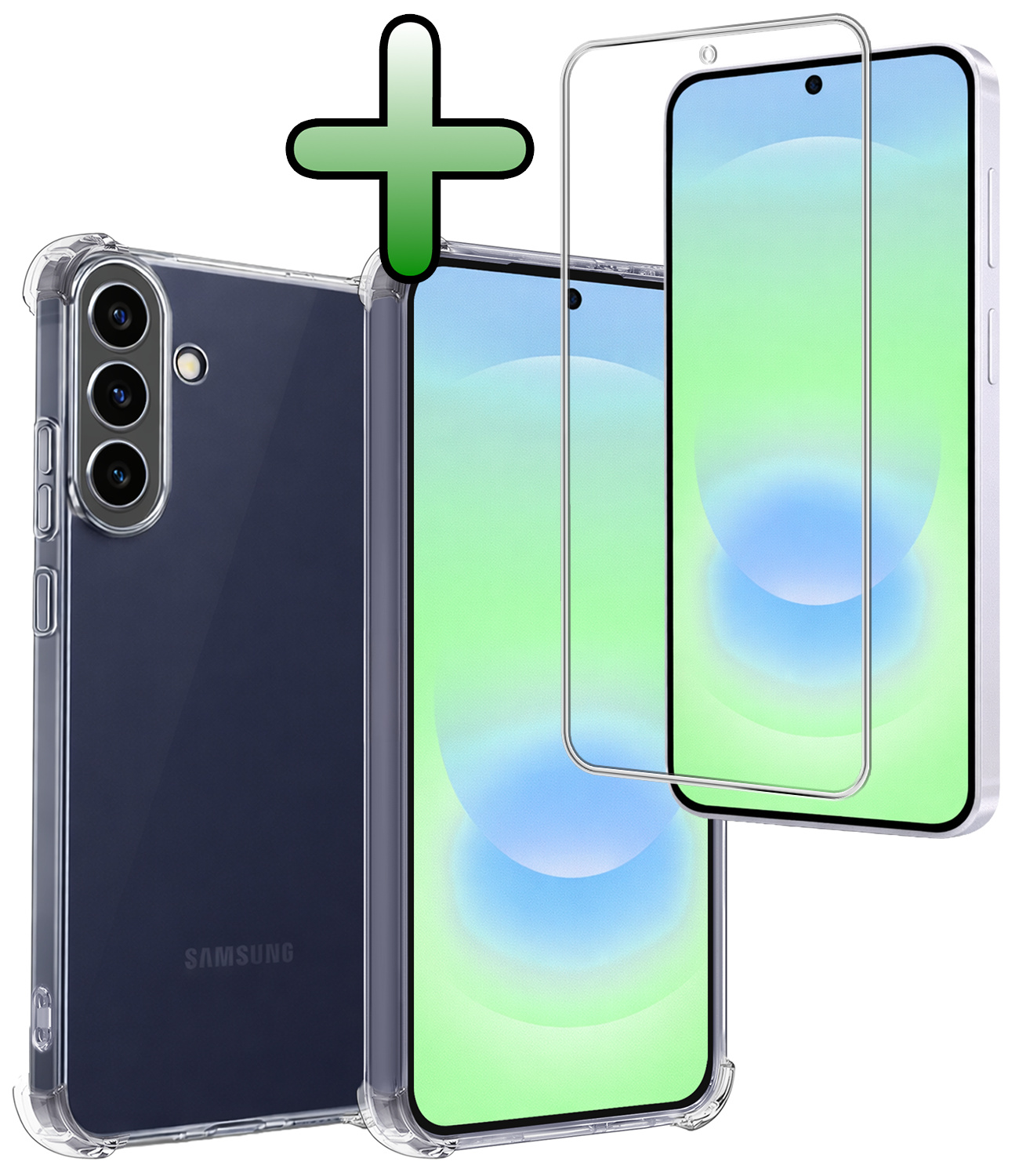 BASEY. BASEY. Samsung Galaxy A37 Hoesje Shockproof Met Screenprotector