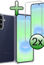 BASEY. BASEY. Samsung Galaxy A37 Hoesje Shockproof Met 2x Screenprotector