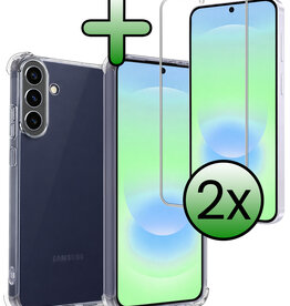 BASEY. BASEY. Samsung Galaxy A37 Hoesje Shockproof Met 2x Screenprotector