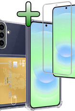 BASEY. BASEY. Samsung Galaxy A37 Hoesje Pashouder Met Screenprotector