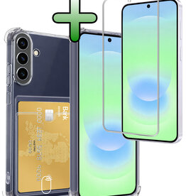 BASEY. BASEY. Samsung Galaxy A37 Hoesje Pashouder Met Screenprotector