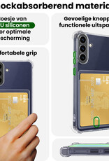 BASEY. BASEY. Samsung Galaxy A37 Hoesje Pashouder Met Screenprotector