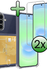 BASEY. BASEY. Samsung Galaxy A37 Hoesje Pashouder Met 2x Screenprotector