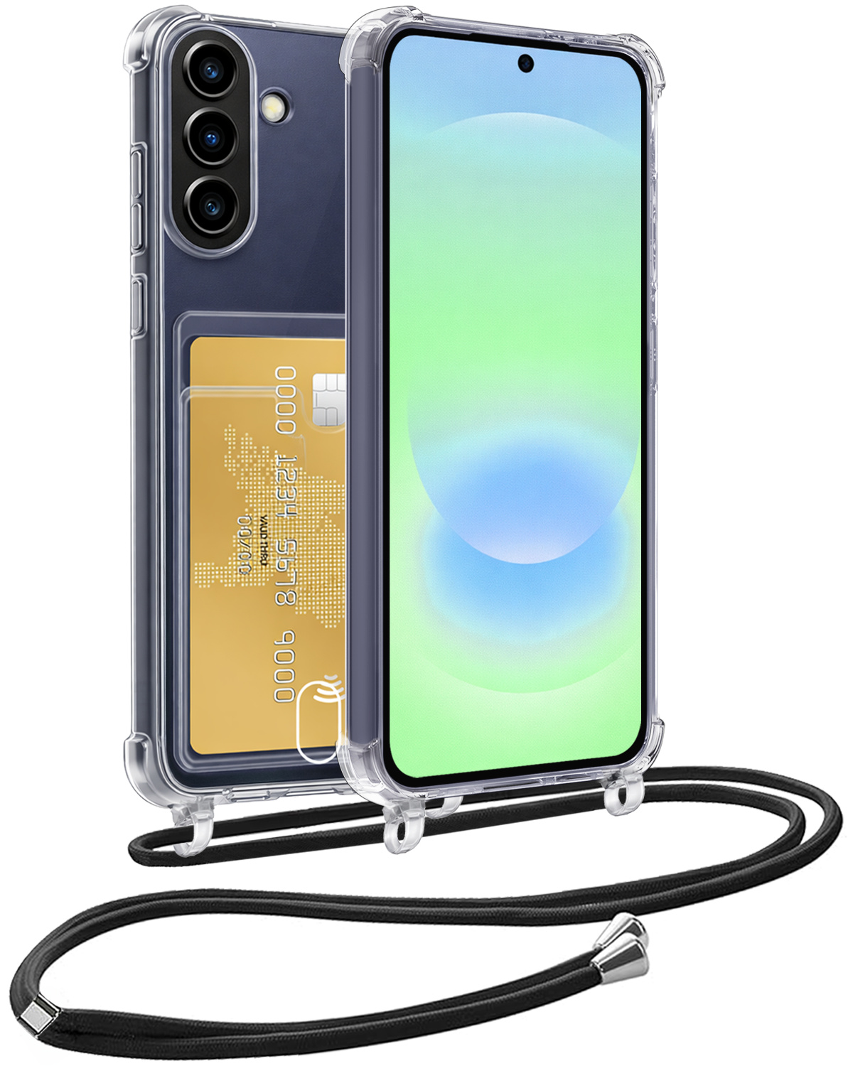 BASEY. BASEY. Samsung Galaxy A37 Hoesje Pashouder met Koord