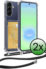 BASEY. BASEY. Samsung Galaxy A37 Hoesje Pashouder met Koord - 2 PACK