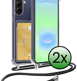 BASEY. BASEY. Samsung Galaxy A37 Hoesje Pashouder met Koord - 2 PACK