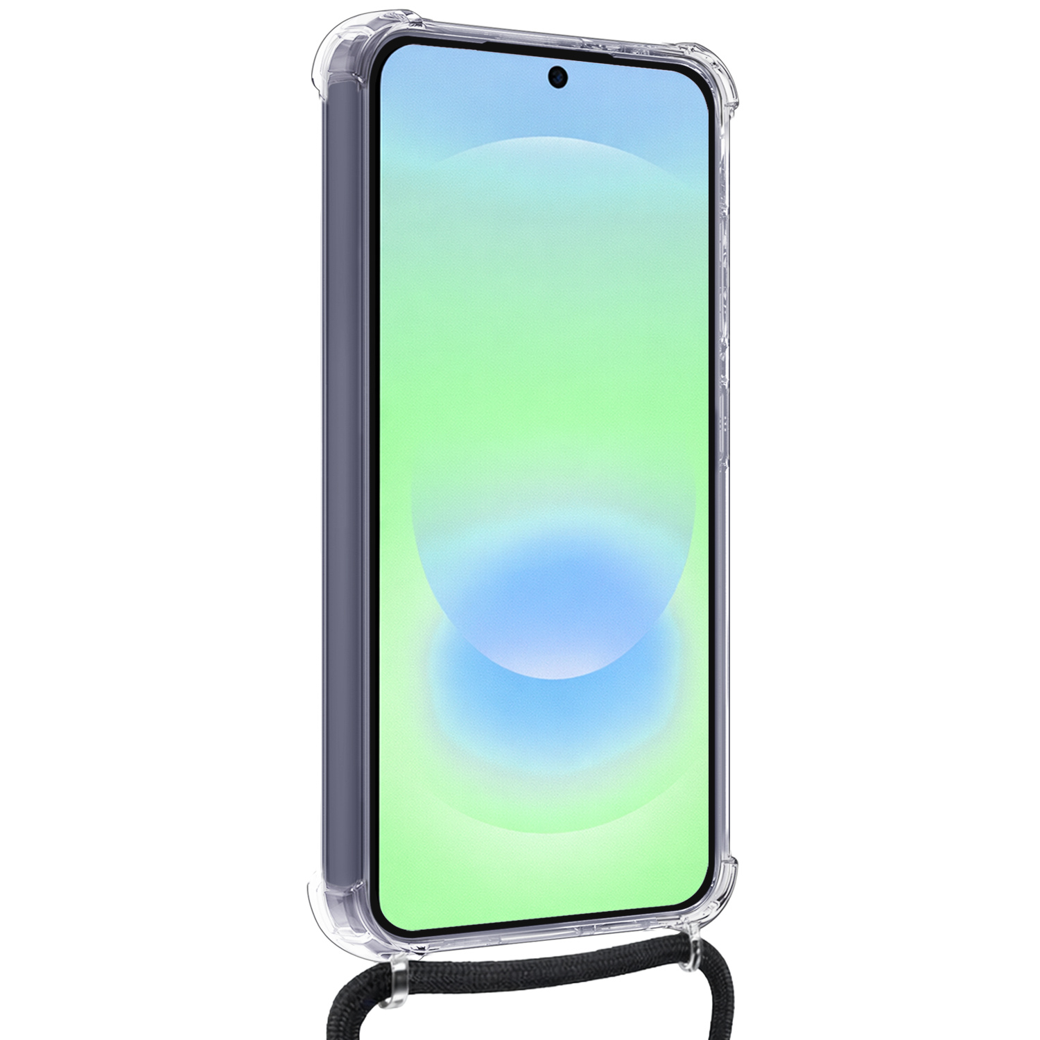 BASEY. BASEY. Samsung Galaxy A37 Hoesje Pashouder met Koord Met Screenprotector