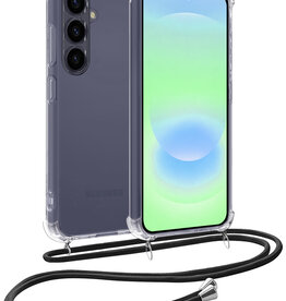 BASEY. BASEY. Samsung Galaxy A37 Hoesje Transparant Shockproof Met Zwart Koord