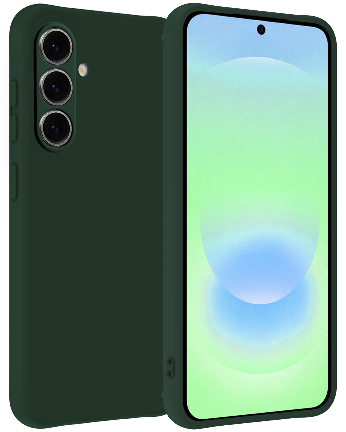 BASEY. BASEY. Samsung Galaxy A37 Hoesje Siliconen - Donkergroen