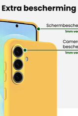 BASEY. BASEY. Samsung Galaxy A37 Hoesje Siliconen - Geel