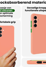 BASEY. BASEY. Samsung Galaxy A37 Hoesje Siliconen - Perzik