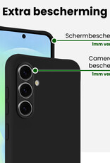 BASEY. BASEY. Samsung Galaxy A37 Hoesje Siliconen - Zwart