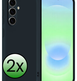 BASEY. BASEY. Samsung Galaxy A37 Hoesje Siliconen - Donkerblauw - 2 PACK