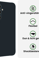 BASEY. BASEY. Samsung Galaxy A37 Hoesje Siliconen - Donkerblauw - 2 PACK