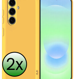 BASEY. BASEY. Samsung Galaxy A37 Hoesje Siliconen - Geel - 2 PACK