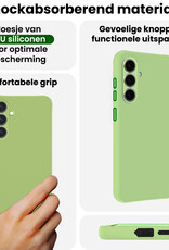 BASEY. BASEY. Samsung Galaxy A37 Hoesje Siliconen - Groen - 2 PACK