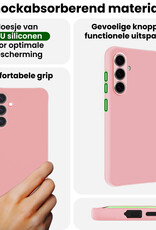 BASEY. BASEY. Samsung Galaxy A37 Hoesje Siliconen - Lichtroze - 2 PACK