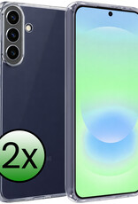 BASEY. BASEY. Samsung Galaxy A37 Hoesje Siliconen - Transparant - 2 PACK