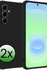 BASEY. BASEY. Samsung Galaxy A37 Hoesje Siliconen - Zwart - 2 PACK