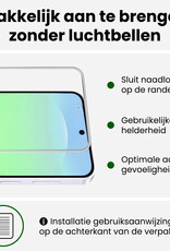 BASEY. BASEY. Samsung Galaxy A37 Hoesje Pashouder met Koord Met 2x Screenprotector - Donkergroen