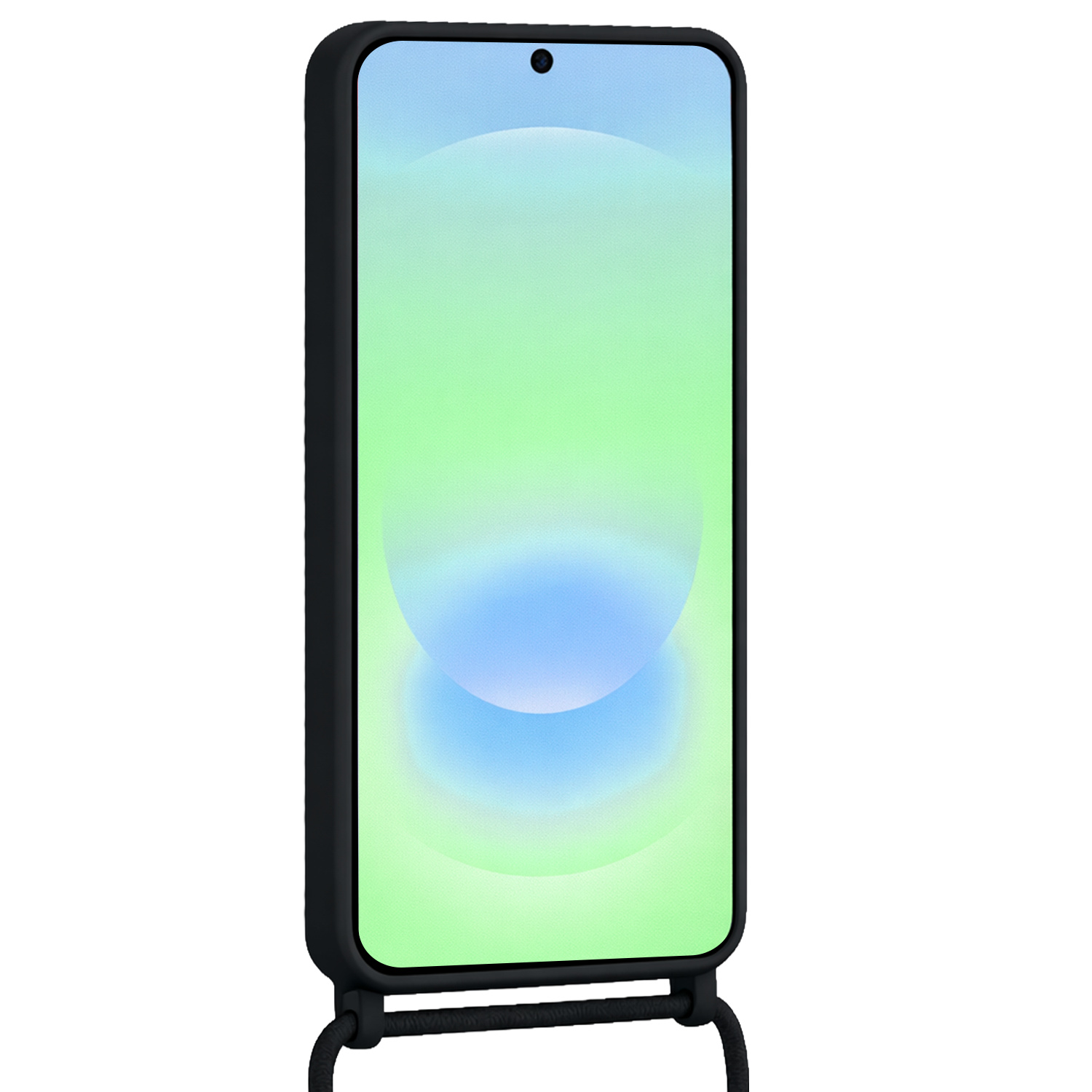 BASEY. BASEY. Samsung Galaxy A37 Hoesje Pashouder met Koord - Zwart - 2 PACK