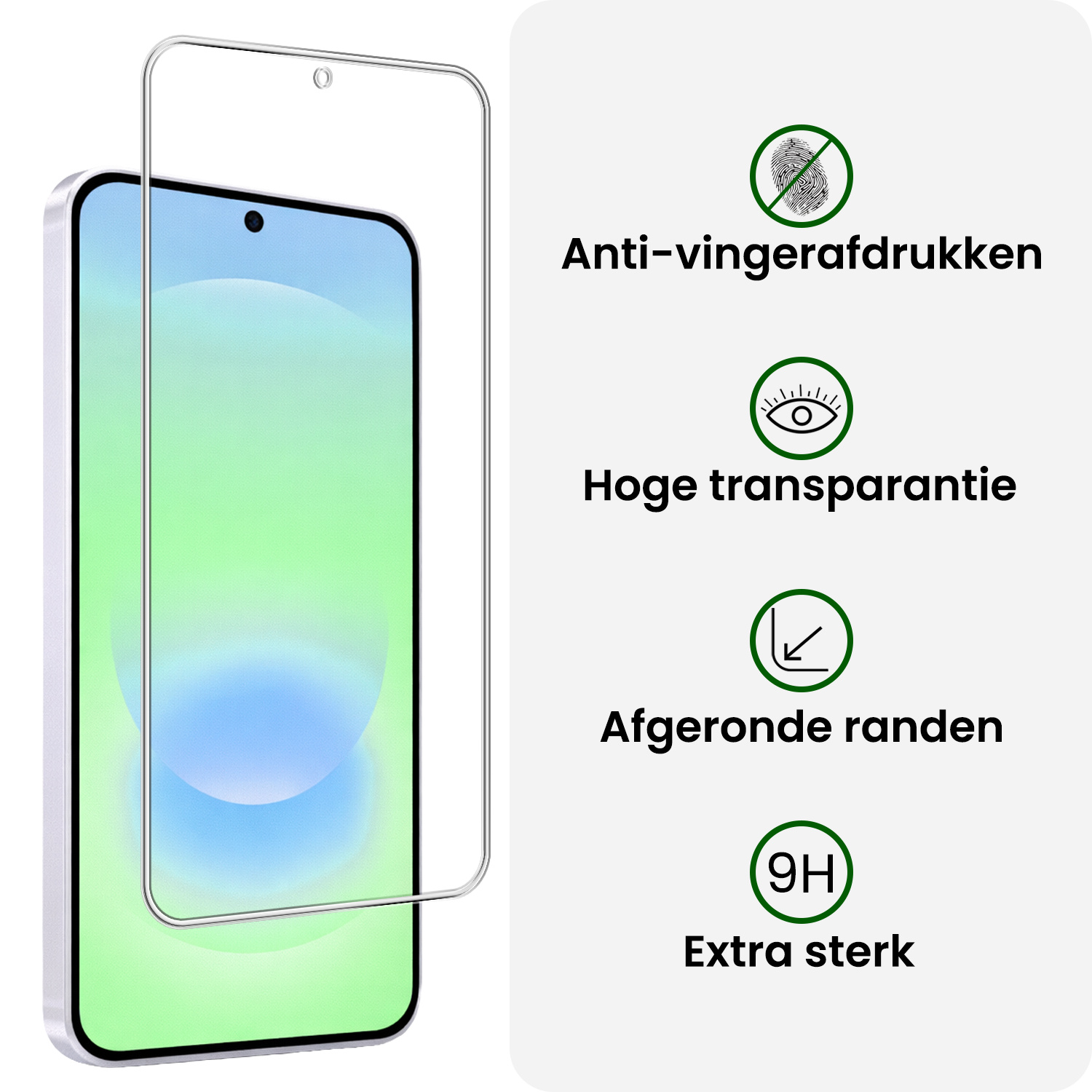 BASEY. BASEY. Samsung Galaxy A37 Hoesje Pashouder met Koord Met Screenprotector - Zwart